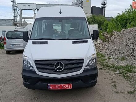 Белый Мерседес Sprinter, объемом двигателя 2.2 л и пробегом 295 тыс. км за 19850 $, фото 1 на Automoto.ua