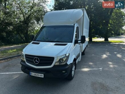 Белый Мерседес Sprinter, объемом двигателя 2.14 л и пробегом 389 тыс. км за 22000 $, фото 1 на Automoto.ua