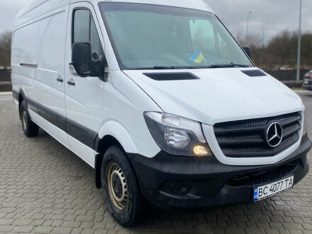 Белый Мерседес Sprinter, объемом двигателя 3 л и пробегом 130 тыс. км за 28900 $, фото 1 на Automoto.ua