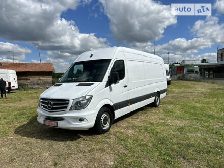 Белый Мерседес Sprinter, объемом двигателя 2.2 л и пробегом 172 тыс. км за 21850 $, фото 1 на Automoto.ua