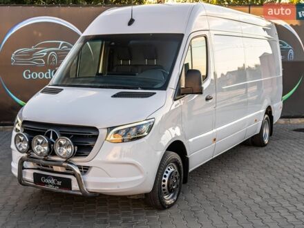 Белый Мерседес Sprinter, объемом двигателя 2.2 л и пробегом 218 тыс. км за 34500 $, фото 1 на Automoto.ua