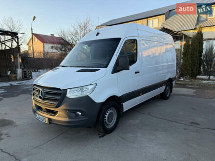 Белый Мерседес Sprinter, объемом двигателя 2 л и пробегом 244 тыс. км за 26599 $, фото 1 на Automoto.ua