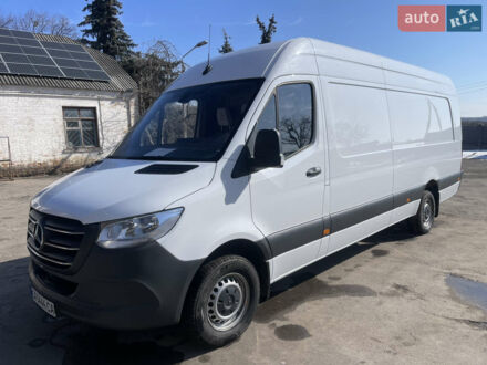 Белый Мерседес Sprinter, объемом двигателя 3 л и пробегом 96 тыс. км за 53500 $, фото 1 на Automoto.ua