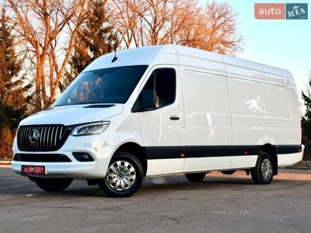 Белый Мерседес Sprinter, объемом двигателя 2.2 л и пробегом 165 тыс. км за 30000 $, фото 1 на Automoto.ua