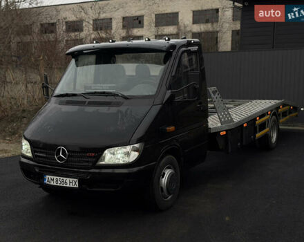 Черный Мерседес Sprinter, объемом двигателя 2.69 л и пробегом 130 тыс. км за 20500 $, фото 2 на Automoto.ua