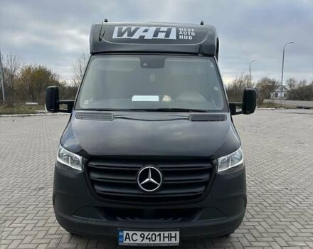 Черный Мерседес Sprinter, объемом двигателя 2.14 л и пробегом 391 тыс. км за 38500 $, фото 2 на Automoto.ua