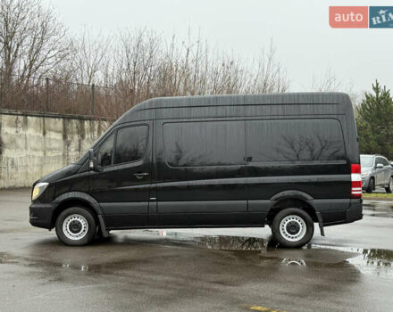Черный Мерседес Sprinter, объемом двигателя 2.2 л и пробегом 290 тыс. км за 15600 $, фото 12 на Automoto.ua