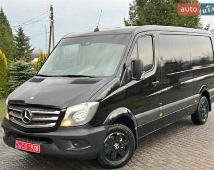 Черный Мерседес Sprinter, объемом двигателя 2.2 л и пробегом 288 тыс. км за 21450 $, фото 1 на Automoto.ua