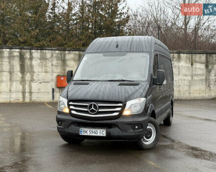 Черный Мерседес Sprinter, объемом двигателя 2.2 л и пробегом 290 тыс. км за 15600 $, фото 10 на Automoto.ua