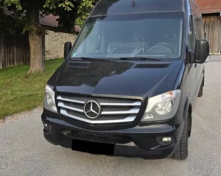Черный Мерседес Sprinter, объемом двигателя 3 л и пробегом 76 тыс. км за 5600 $, фото 1 на Automoto.ua