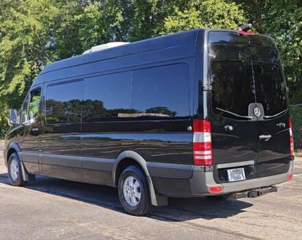 Черный Мерседес Sprinter, объемом двигателя 3 л и пробегом 77 тыс. км за 5600 $, фото 3 на Automoto.ua