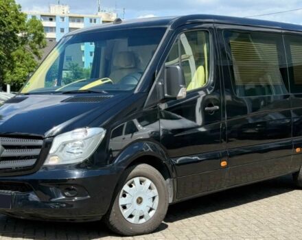 Черный Мерседес Sprinter, объемом двигателя 2.2 л и пробегом 80 тыс. км за 16000 $, фото 1 на Automoto.ua