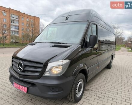 Черный Мерседес Sprinter, объемом двигателя 2.2 л и пробегом 262 тыс. км за 21600 $, фото 2 на Automoto.ua
