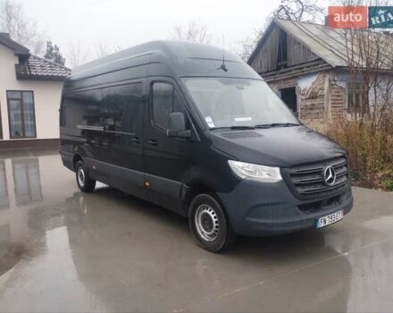 Черный Мерседес Sprinter, объемом двигателя 2.2 л и пробегом 282 тыс. км за 23300 $, фото 10 на Automoto.ua