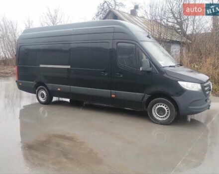 Черный Мерседес Sprinter, объемом двигателя 2.2 л и пробегом 282 тыс. км за 23300 $, фото 9 на Automoto.ua