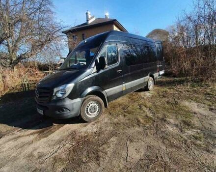 Черный Мерседес Sprinter, объемом двигателя 2.14 л и пробегом 161 тыс. км за 29900 $, фото 1 на Automoto.ua