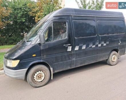 Черный Мерседес Sprinter, объемом двигателя 2.9 л и пробегом 306 тыс. км за 7500 $, фото 1 на Automoto.ua