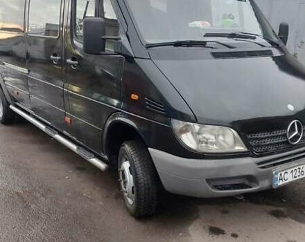 Черный Мерседес Sprinter, объемом двигателя 2.69 л и пробегом 591 тыс. км за 11000 $, фото 5 на Automoto.ua