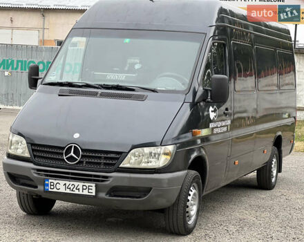 Чорний Мерседес Sprinter, об'ємом двигуна 2.69 л та пробігом 600 тис. км за 9600 $, фото 2 на Automoto.ua