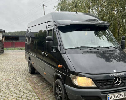 Черный Мерседес Sprinter, объемом двигателя 2.2 л и пробегом 15 тыс. км за 11800 $, фото 1 на Automoto.ua