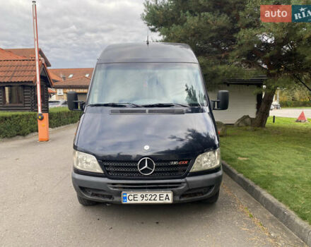 Черный Мерседес Sprinter, объемом двигателя 2.7 л и пробегом 298 тыс. км за 12999 $, фото 14 на Automoto.ua