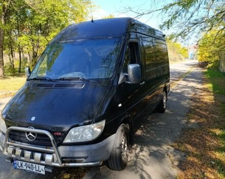 Черный Мерседес Sprinter, объемом двигателя 2.2 л и пробегом 280 тыс. км за 6000 $, фото 11 на Automoto.ua