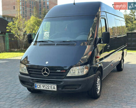 Черный Мерседес Sprinter, объемом двигателя 2.69 л и пробегом 296 тыс. км за 12950 $, фото 9 на Automoto.ua