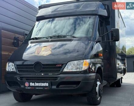 Черный Мерседес Sprinter, объемом двигателя 2.15 л и пробегом 320 тыс. км за 23000 $, фото 1 на Automoto.ua