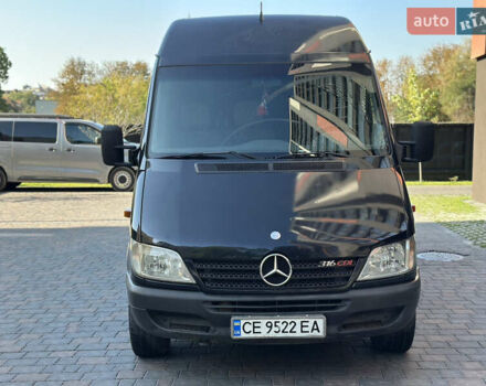 Черный Мерседес Sprinter, объемом двигателя 2.69 л и пробегом 296 тыс. км за 12950 $, фото 3 на Automoto.ua