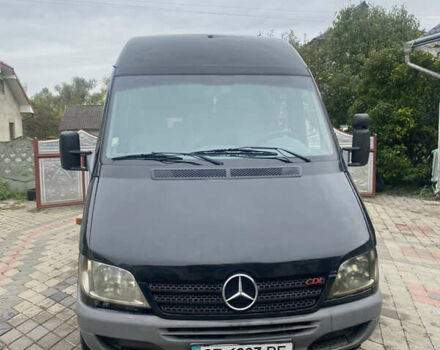 Черный Мерседес Sprinter, объемом двигателя 2.15 л и пробегом 390 тыс. км за 8900 $, фото 2 на Automoto.ua