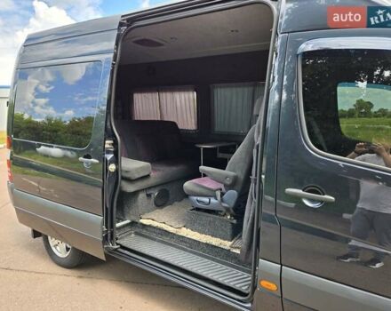 Черный Мерседес Sprinter, объемом двигателя 2.14 л и пробегом 246 тыс. км за 19000 $, фото 12 на Automoto.ua