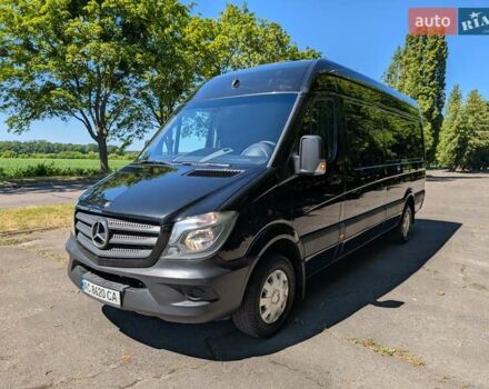 Черный Мерседес Sprinter, объемом двигателя 3 л и пробегом 640 тыс. км за 23999 $, фото 1 на Automoto.ua