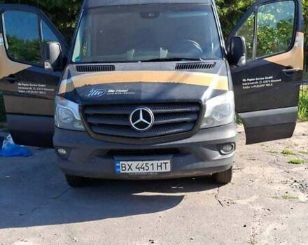 Черный Мерседес Sprinter, объемом двигателя 2.14 л и пробегом 230 тыс. км за 32000 $, фото 1 на Automoto.ua