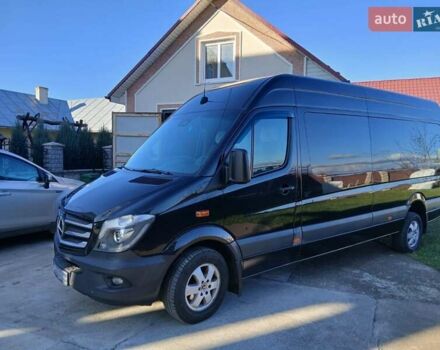 Черный Мерседес Sprinter, объемом двигателя 3 л и пробегом 344 тыс. км за 26850 $, фото 1 на Automoto.ua