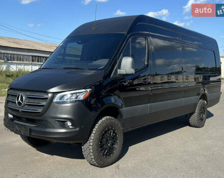 Черный Мерседес Sprinter, объемом двигателя 3 л и пробегом 150 тыс. км за 55000 $, фото 3 на Automoto.ua