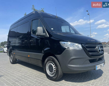 Черный Мерседес Sprinter, объемом двигателя 2.2 л и пробегом 207 тыс. км за 22000 $, фото 1 на Automoto.ua