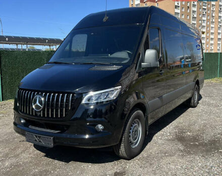 Черный Мерседес Sprinter, объемом двигателя 3 л и пробегом 130 тыс. км за 43500 $, фото 1 на Automoto.ua