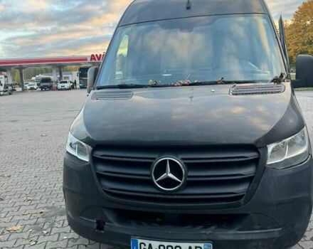 Черный Мерседес Sprinter, объемом двигателя 2.2 л и пробегом 250 тыс. км за 21000 $, фото 1 на Automoto.ua