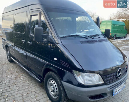 Черный Мерседес Sprinter, объемом двигателя 2.2 л и пробегом 360 тыс. км за 13999 $, фото 2 на Automoto.ua