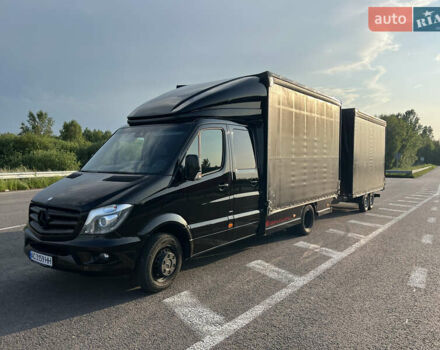 Черный Мерседес Sprinter, объемом двигателя 3 л и пробегом 680 тыс. км за 30000 $, фото 3 на Automoto.ua
