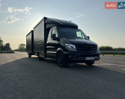 Черный Мерседес Sprinter, объемом двигателя 3 л и пробегом 680 тыс. км за 30000 $, фото 2 на Automoto.ua
