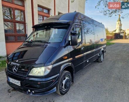 Черный Мерседес Sprinter, объемом двигателя 2.7 л и пробегом 440 тыс. км за 12550 $, фото 1 на Automoto.ua
