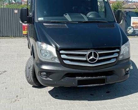 Черный Мерседес Sprinter, объемом двигателя 3 л и пробегом 492 тыс. км за 34000 $, фото 1 на Automoto.ua
