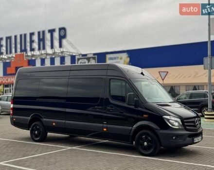Черный Мерседес Sprinter, объемом двигателя 3 л и пробегом 400 тыс. км за 36500 $, фото 1 на Automoto.ua