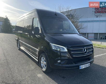Черный Мерседес Sprinter, объемом двигателя 2.9 л и пробегом 170 тыс. км за 52000 $, фото 14 на Automoto.ua