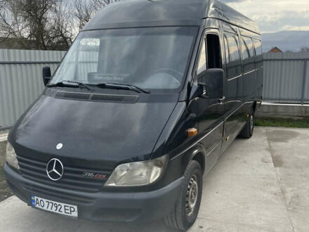 Чорний Мерседес Sprinter, об'ємом двигуна 2.7 л та пробігом 497 тис. км за 9800 $, фото 1 на Automoto.ua