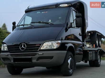 Черный Мерседес Sprinter, объемом двигателя 2.7 л и пробегом 400 тыс. км за 19600 $, фото 1 на Automoto.ua