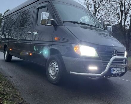 Черный Мерседес Sprinter, объемом двигателя 2.1 л и пробегом 360 тыс. км за 14500 $, фото 1 на Automoto.ua