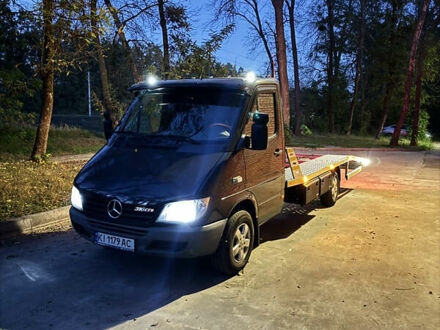 Черный Мерседес Sprinter, объемом двигателя 2.7 л и пробегом 150 тыс. км за 21700 $, фото 1 на Automoto.ua