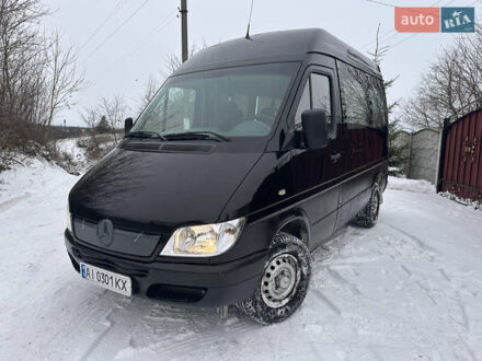 Черный Мерседес Sprinter, объемом двигателя 2.15 л и пробегом 505 тыс. км за 6800 $, фото 1 на Automoto.ua